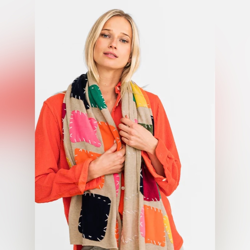Kerri Rosenthal Scarf My Universe Clay BNWT